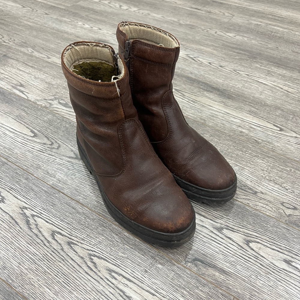 Canguro Brown Leather Boots